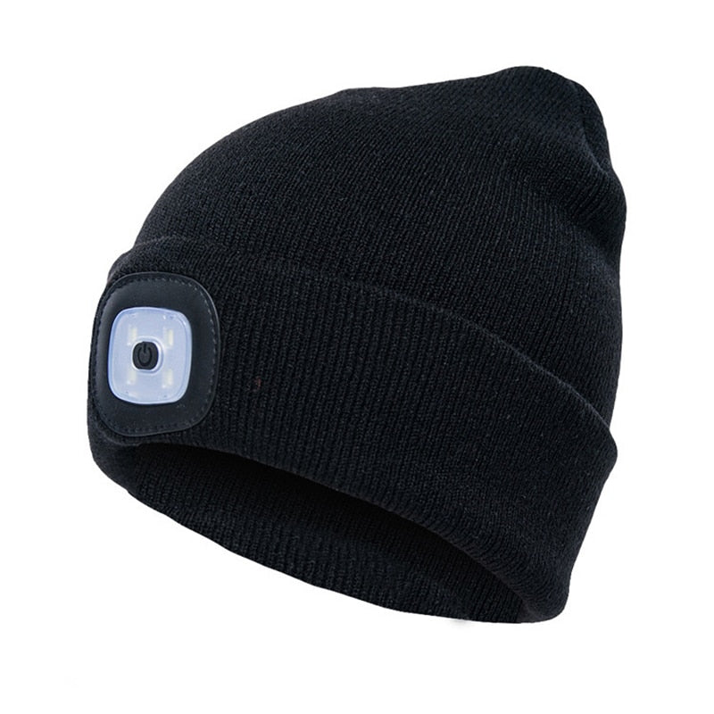 Warm Bright LED Sports Beanie Hat