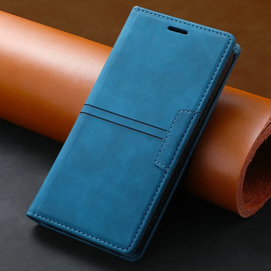 Slim Phone Wallet Case with Secure Snap Shut