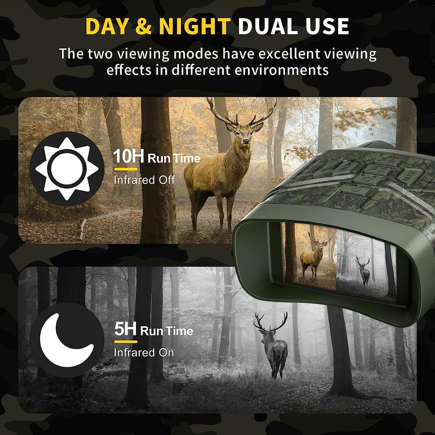 Clear Night Vision Spy Binoculars