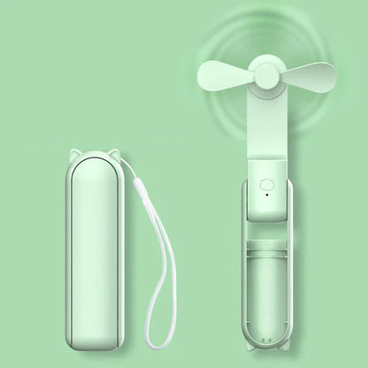 Portable Mini USB Fan with Power Bank Function - Halri