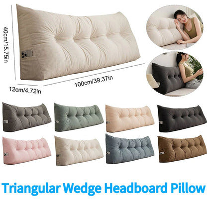 Comfortable Bed Wedge Pillow for Back Support