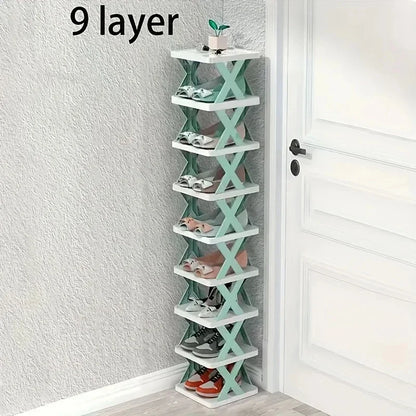 Space Saving Foldable Shoe Rack Storage
