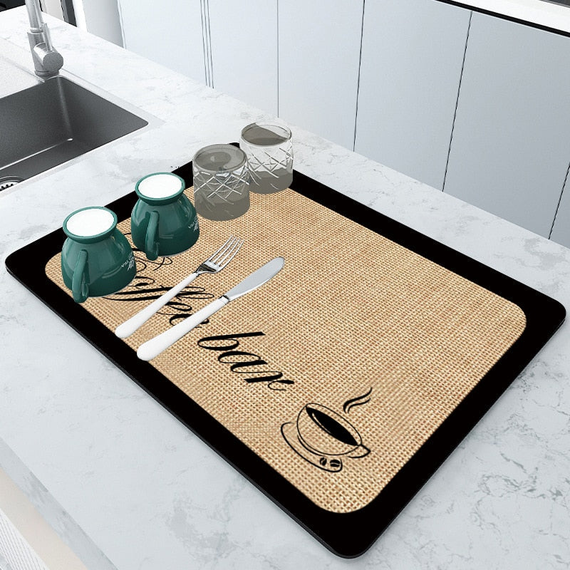 Premium Kitchen Mat for Dry and Safe Dish Storage