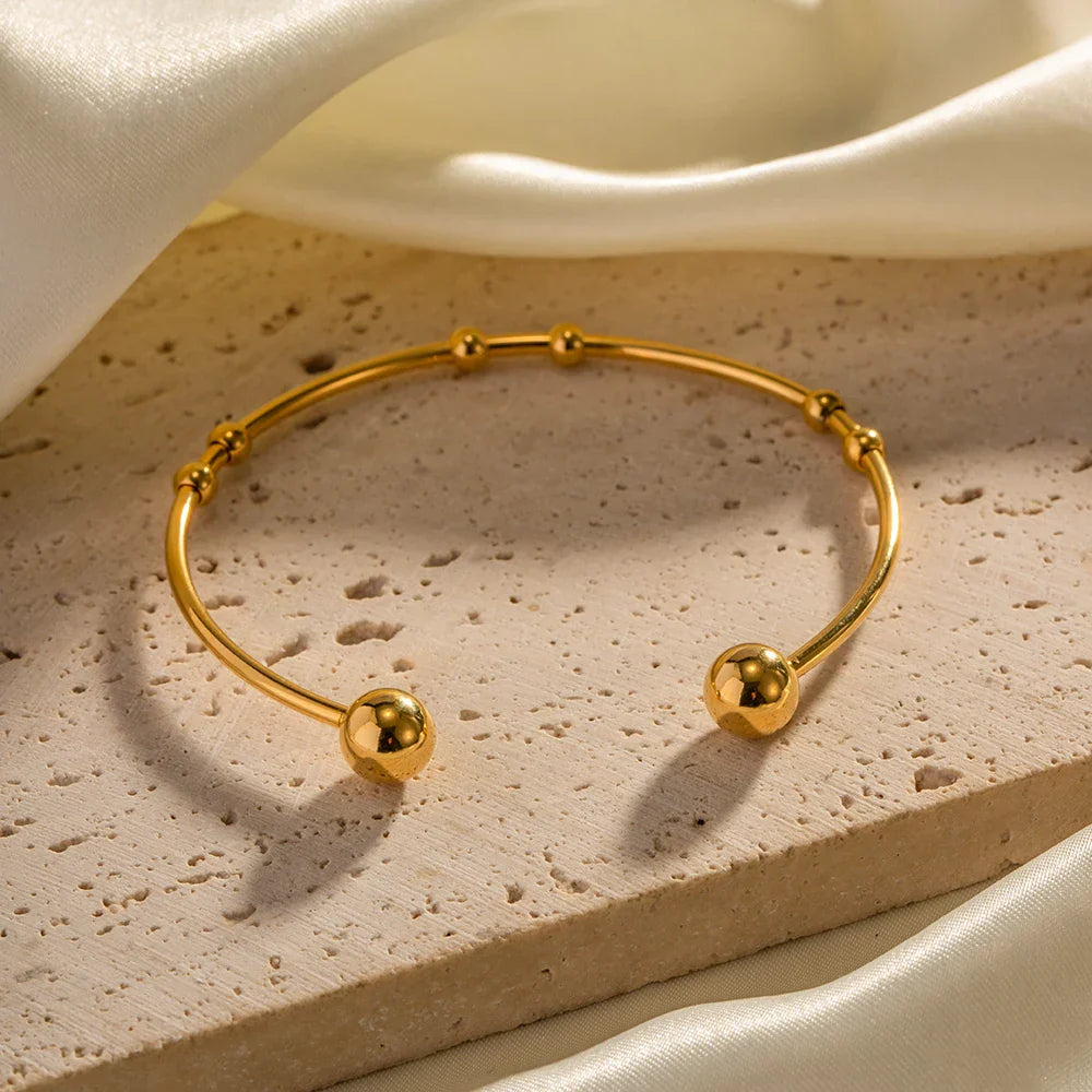 Sparkly Beaded Cuff Bangle Jewelry - Halri