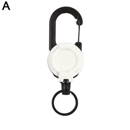 Strong Retractable Keychain with Carabiner Clip - Halri