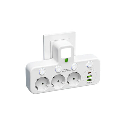 Premium 4 Socket Power Strip with USB and Surge Protection