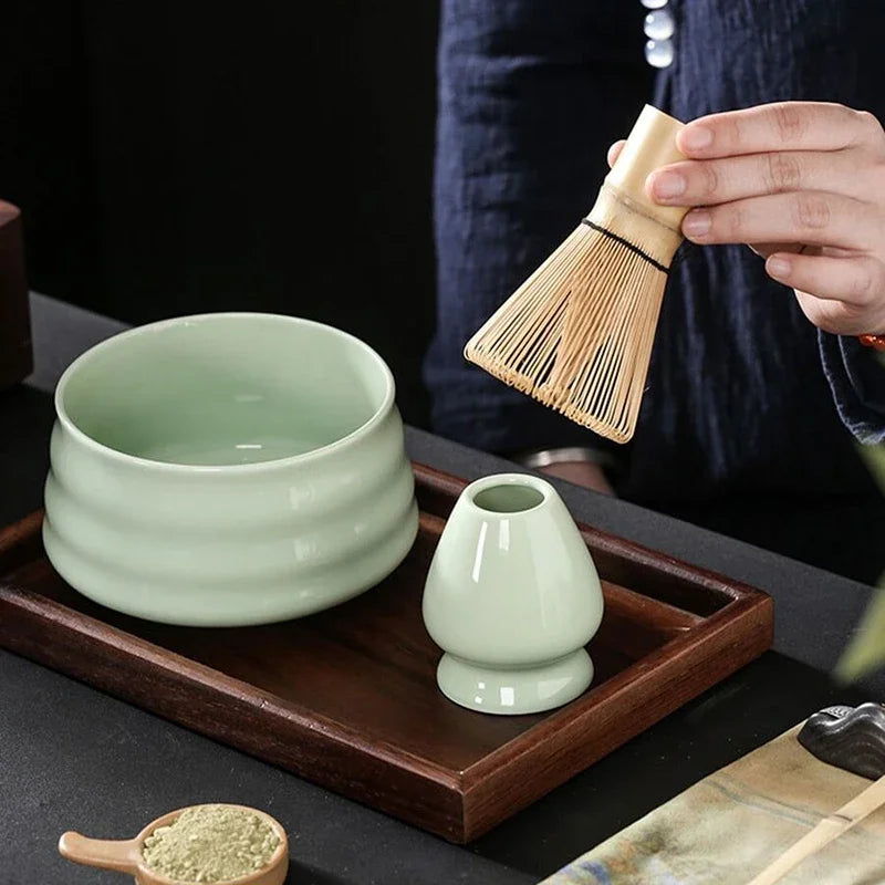 Natural Bamboo Matcha Tea Set - Halri