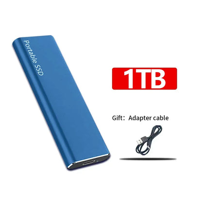 Fast USB External Solid State Hard Drive Storage
