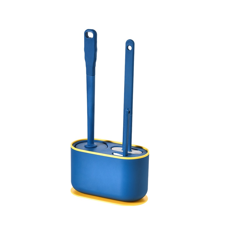 Bathroom Wall Mount Toilet Brush Holder Set