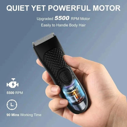 Men's Rechargeable Body Groomer Trimmer