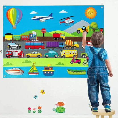 Fun Educational Farm Animal Playboard Set - Halri
