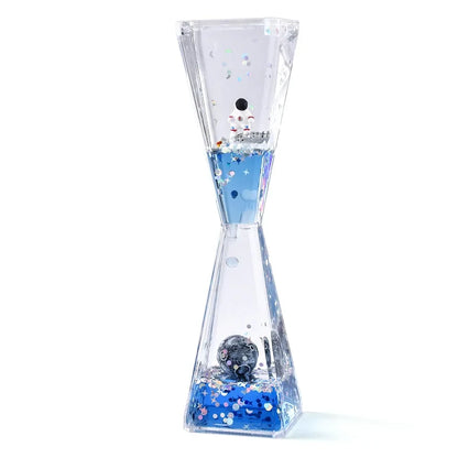 Sleek Space Liquid Timer Hourglass