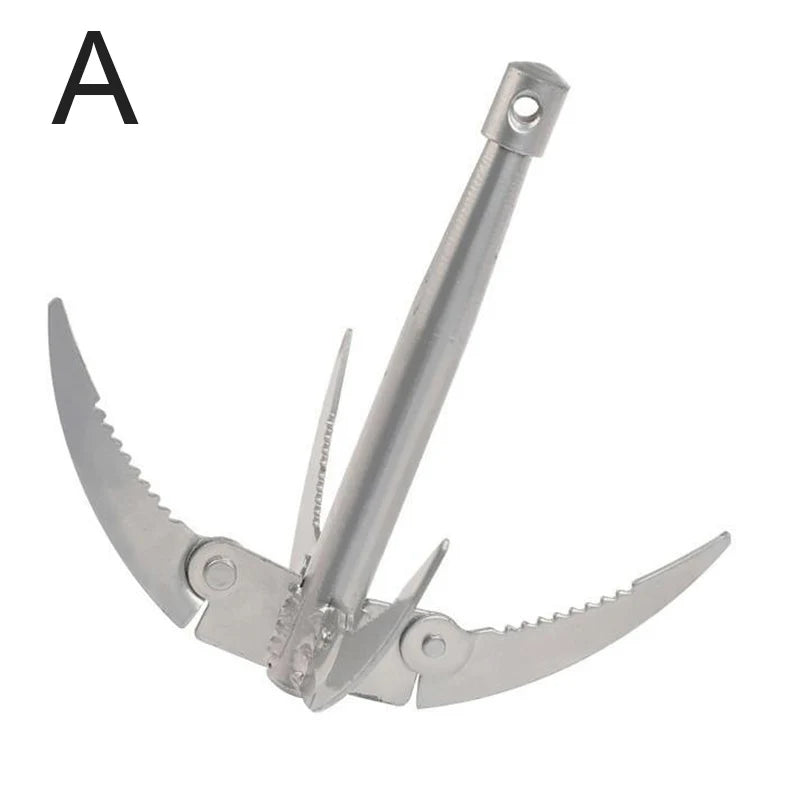 Durable Folding Boat Anchor with Grip Hook and Rope - Halri