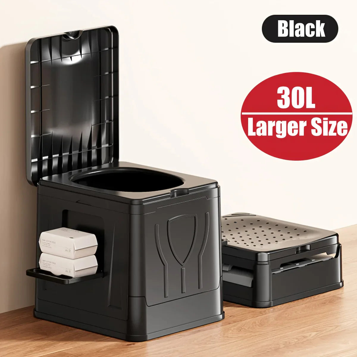 Collapsible Outdoor Toilet Seat | Large Portable Potty