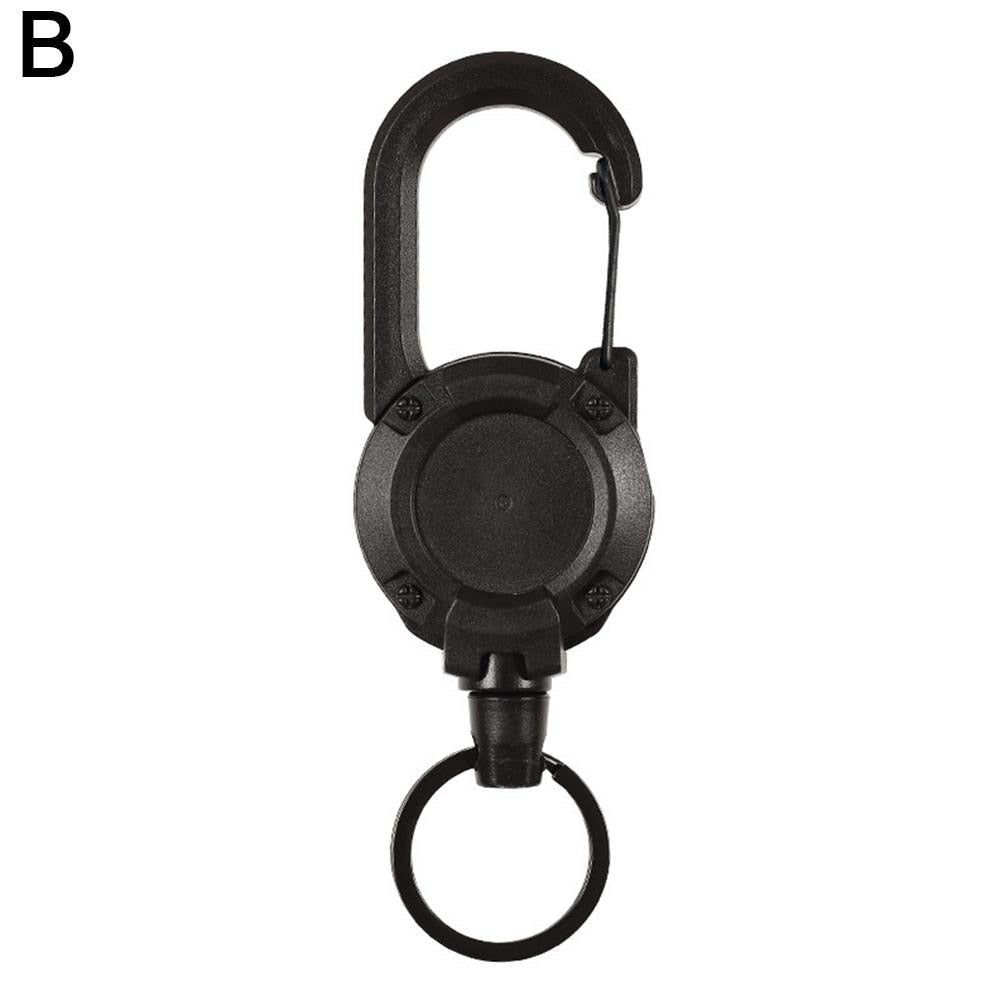Strong Retractable Keychain with Carabiner Clip
