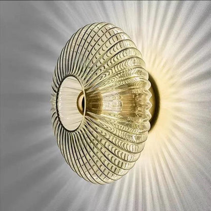 Classic Textured Glass Pendant Lamp - Halri
