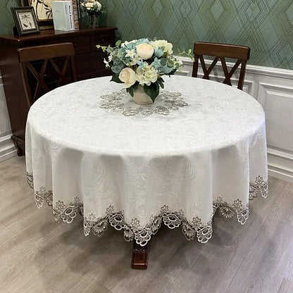 Elegant Floral Pattern Tablecloth