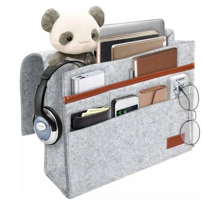 Compact Hanging Bed Storage Bag Organizer