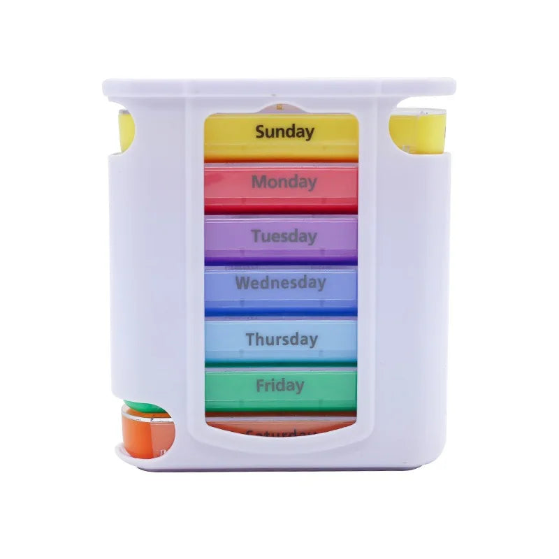 Daily Medication Box 7 Day Planner BPA Free Organizer