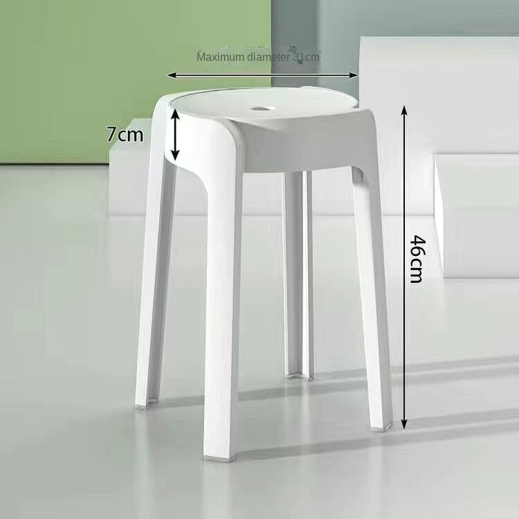 Space Saving Wooden Kitchen Stools
