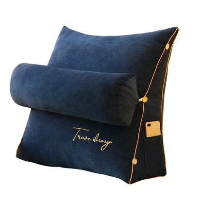 Comfortable Bed Back Pillow for Reading and TV
