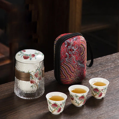 Rustic Woodland Animal Ceramic Tea Set - Halri