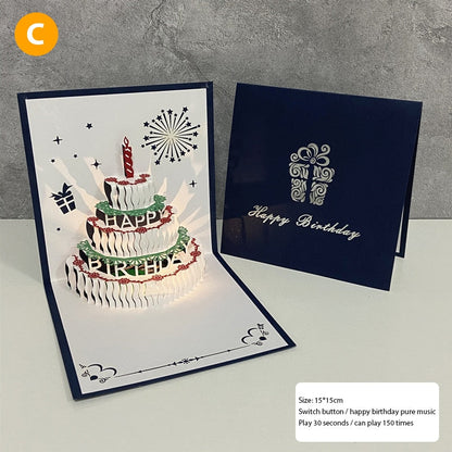 Fun 3D Musical Birthday Greeting Cards