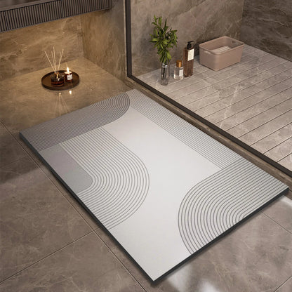 Soft Grip Anti-slip Bath Mat Fast Dry Shower Mat