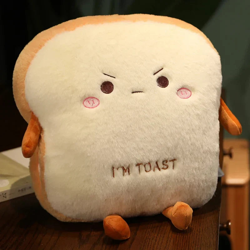 Cozy Toast Shaped Super Soft Heat Pillow - Halri
