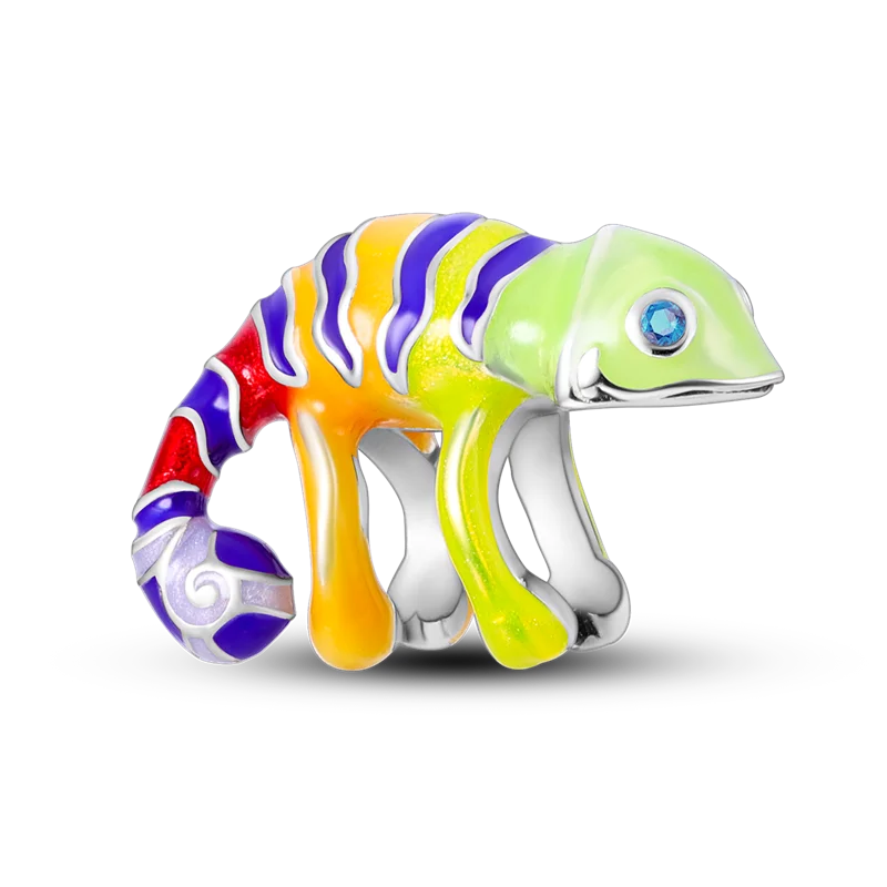 Colorful Animal Silver Charm Beads for Pandora Bracelet