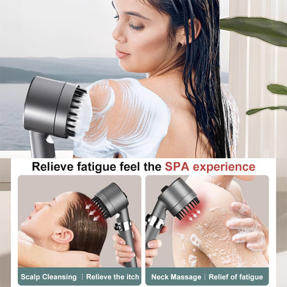 Powerful Rain Shower Head with Advanced Water Filter