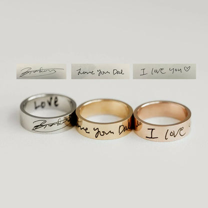 Custom Engraved Message Ring - Halri