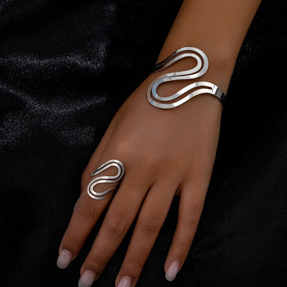 Flexible Chic Spiral Jewelry Set