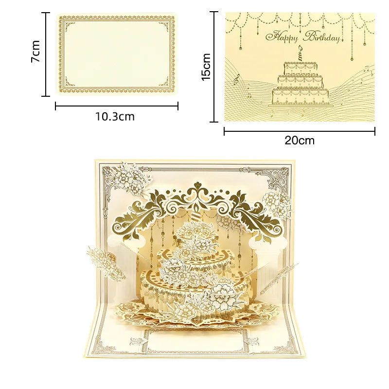Bright Pop Up Happy Birthday Card - Halri