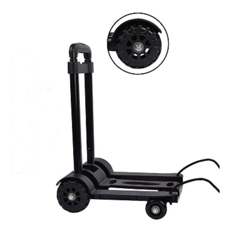Compact Folding Hand Dolly with Adjustable Handle