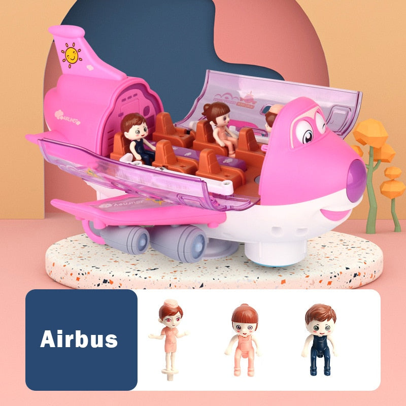 Fun Music Electronic Airbus Toy for Kids