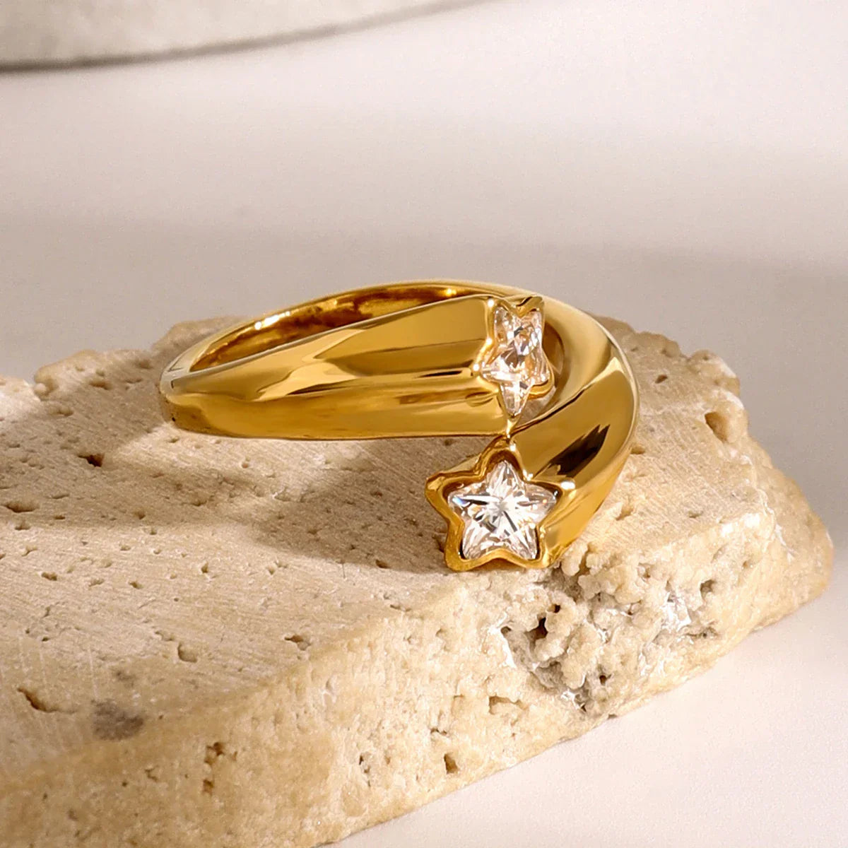 Sparkling Star Silver Ring - Halri