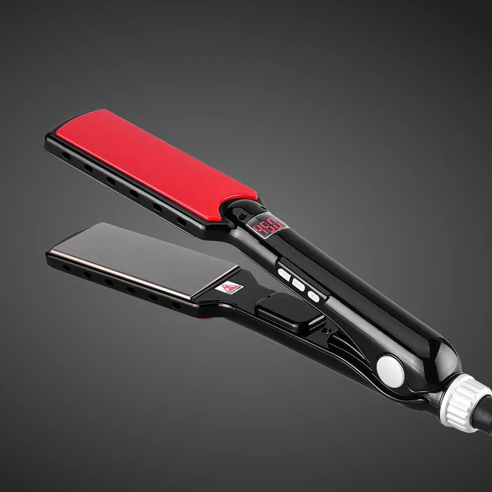 Advanced Titanium Flat Iron with Extra Wide Plates - Halri