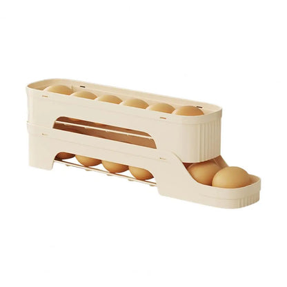 Compact 4 Tier Clear Egg Storage Container