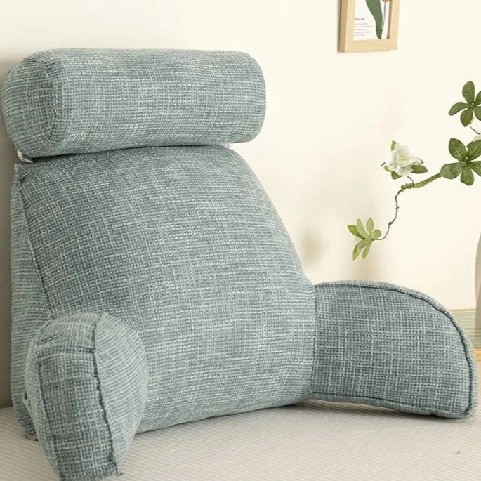 Luxury Support Pillow with Arms and Ergonomic Headrest