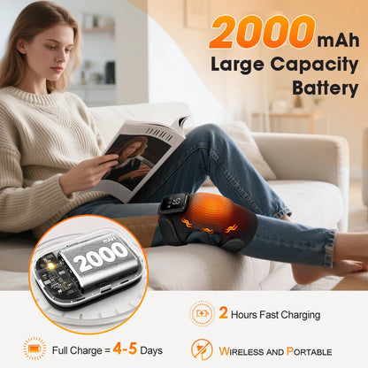 Heated Knee Massager with 3 Speed Settings