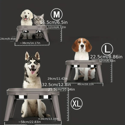 Easy Clean Raised Dog Food Bowls
