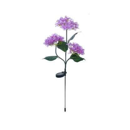 Colorful Solar Powered Flower String Lamp