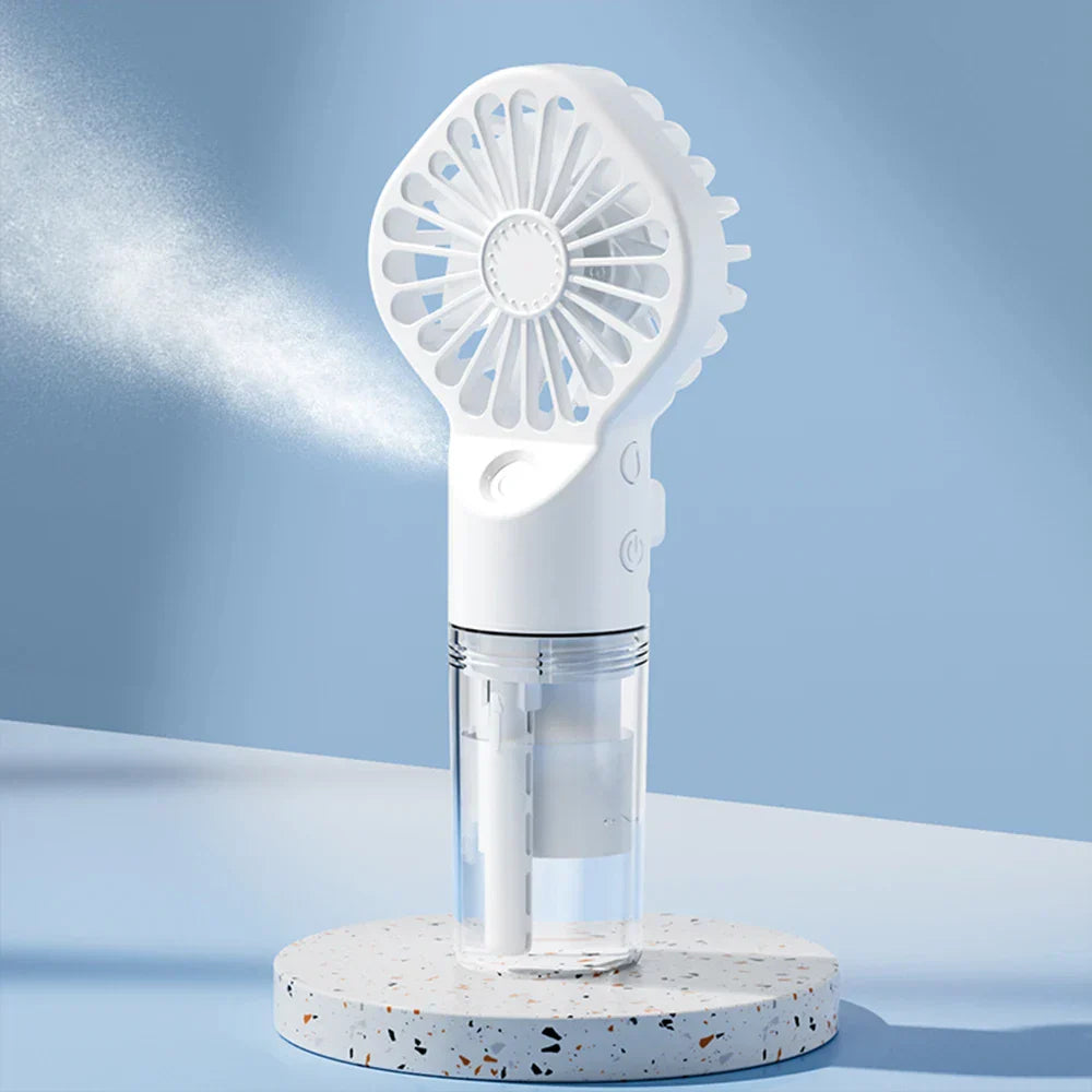 Compact Personal Mist Fan with USB Rechargeable Design - Halri