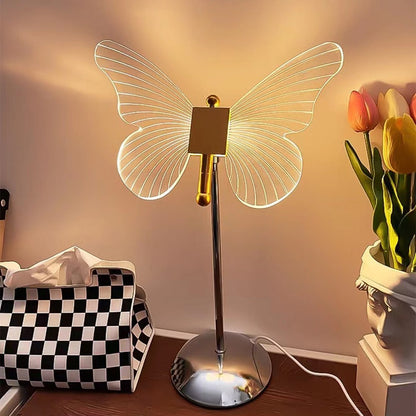 Colorful Rainbow Glass Desk Lamp