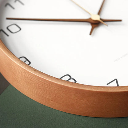 Silent Modern Round Wall Clock for Home Decor
