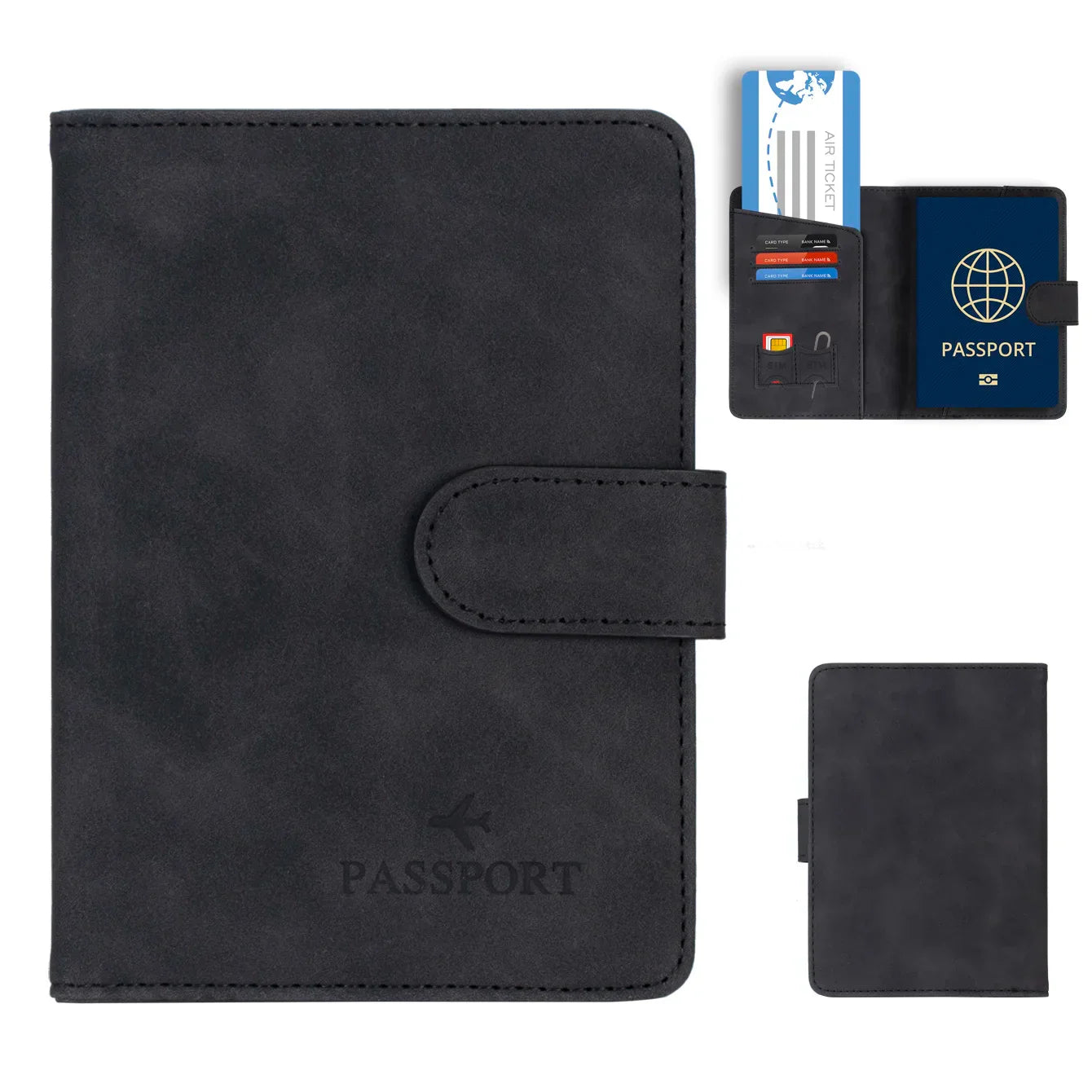 Stylish RFID Passport Holder for Men and Women