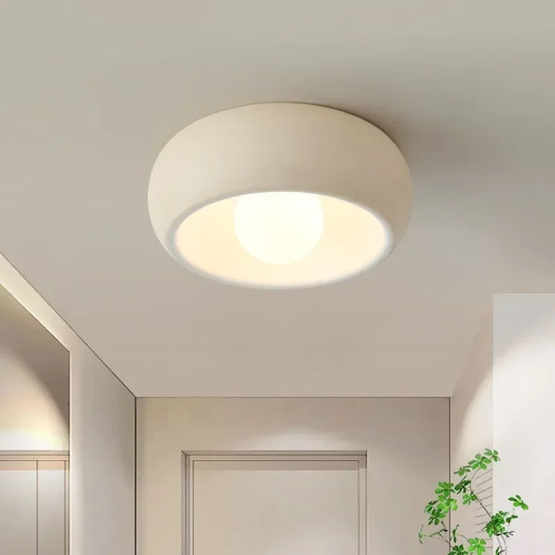 Simple Asian Style Round LED Ceiling Light - Halri