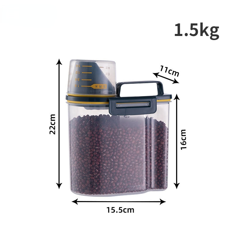 Fresh Pet Food Keeper Measuring Bowl