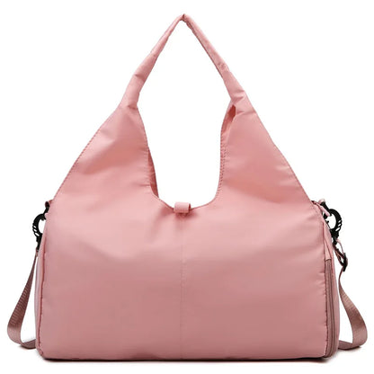 Fitness Tote Bag for Women with Sneaker Pocket